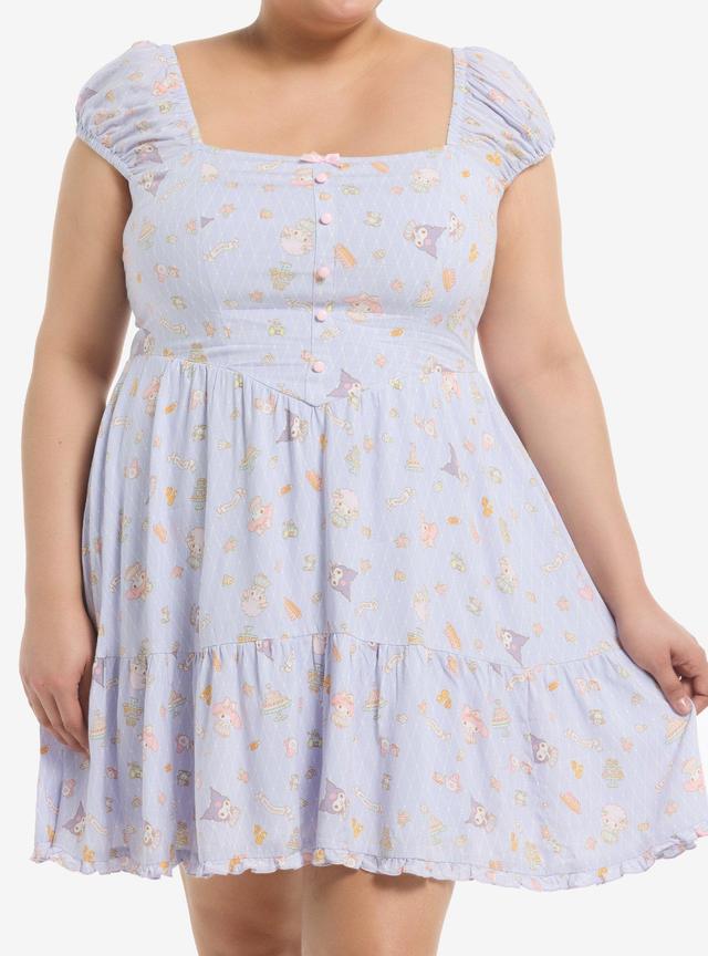 My Melody Kuromi My Sweet Piano Tea Party Dress Plus Size