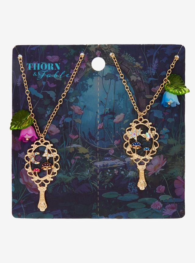 Thorn & Fable Garden Mirror Best Friend Necklace Set