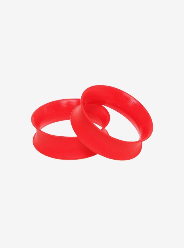 Kaos Softwear Red Earskin Eyelet Plug 2 Pack