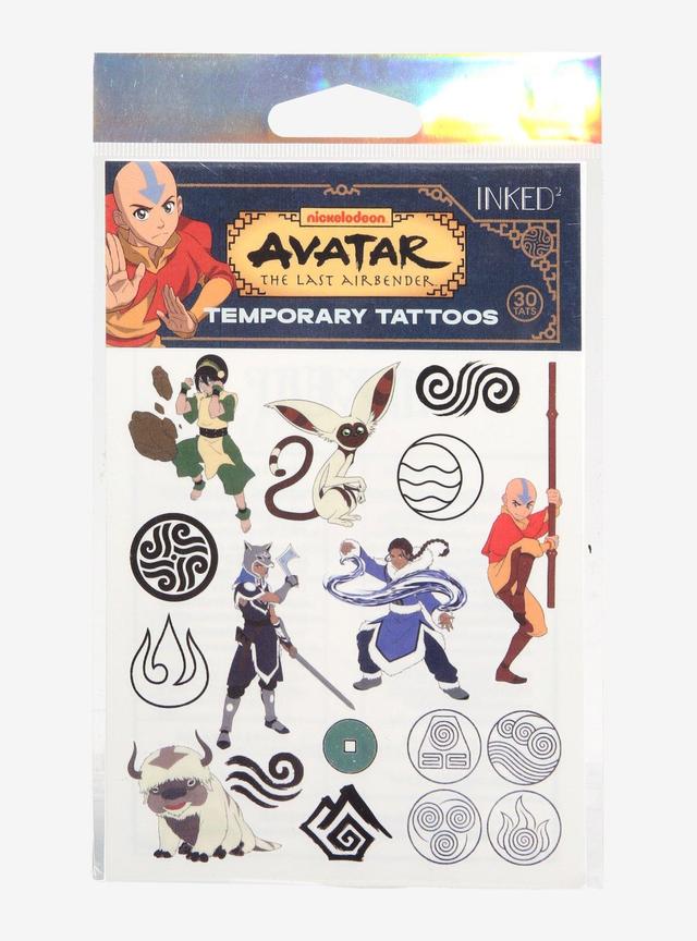 Inked Avatar: The Last Airbender Temporary Tattoos