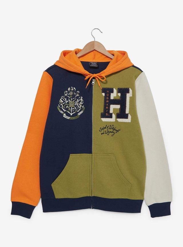 Harry Potter Hogwarts Color Block Zip Hoodie &mdash; BoxLunch Exclusive