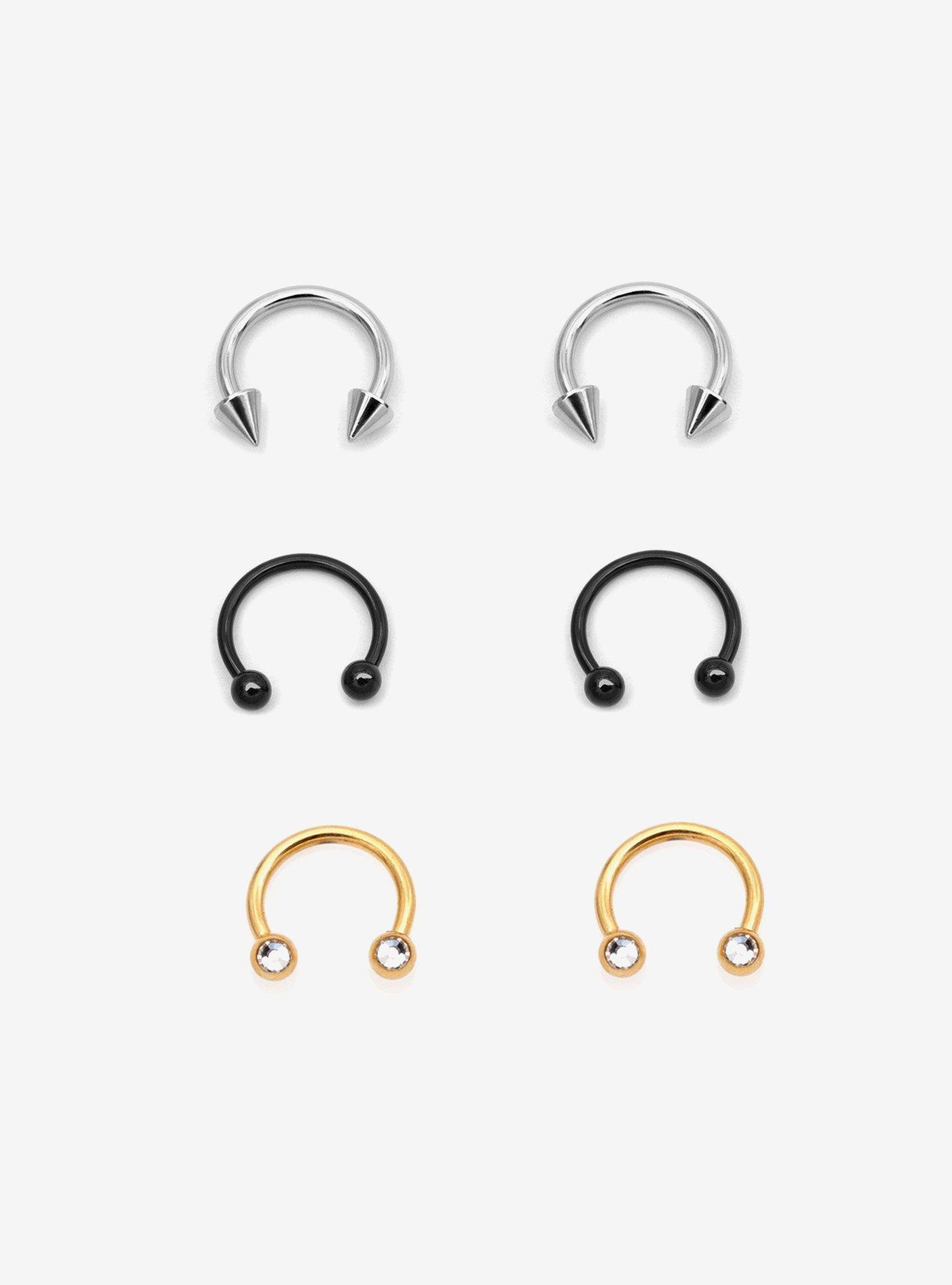 Steel Mixed Metal Circular Barbell 6 Pack