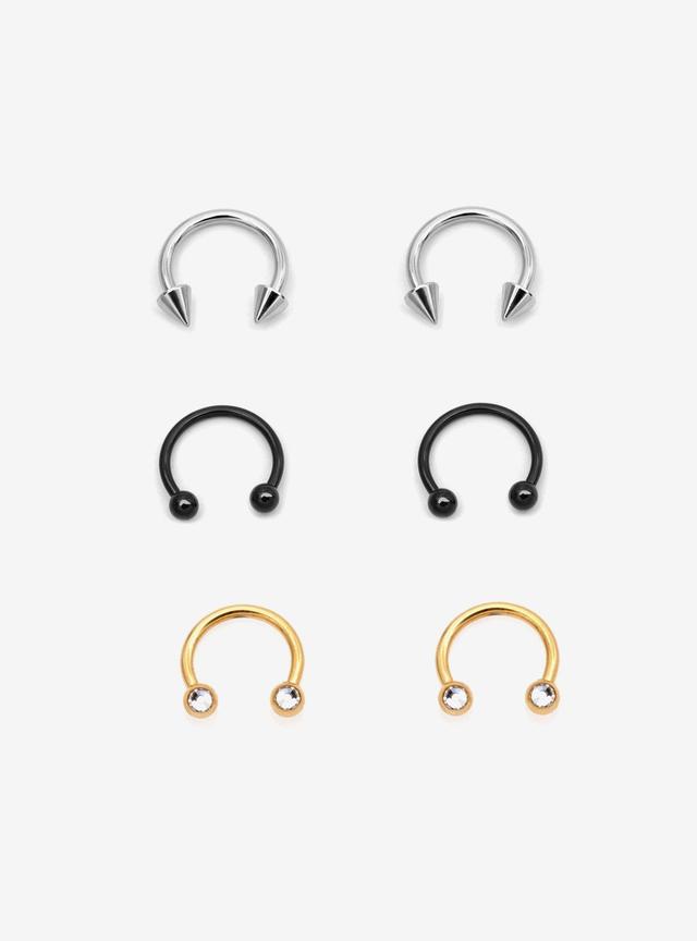 Steel Mixed Metal Circular Barbell 6 Pack