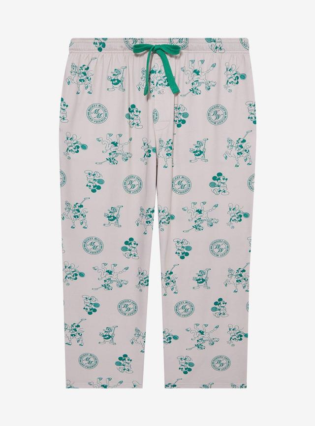 Disney Mickey Mouse &amp; Friends Country Club Allover Print Women's Plus Size Sleep Pants - BoxLunch Exclusive