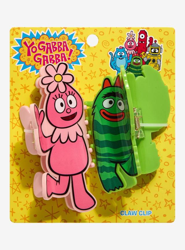 Yo Gabba Gabba! Brobee & Foofa Claw Hair Clip Set
