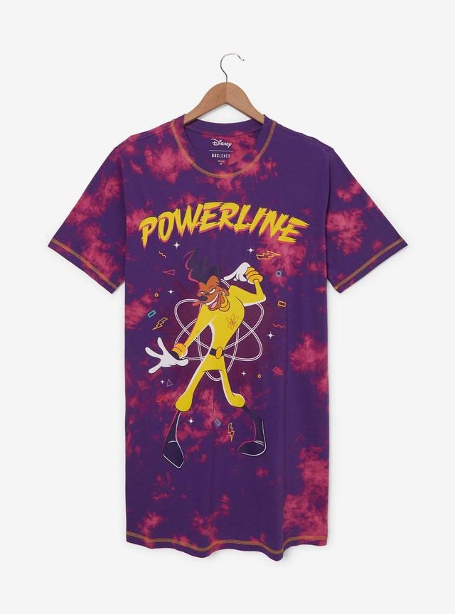 Disney A Goofy Movie Powerline Tie-Dye T-Shirt Dress