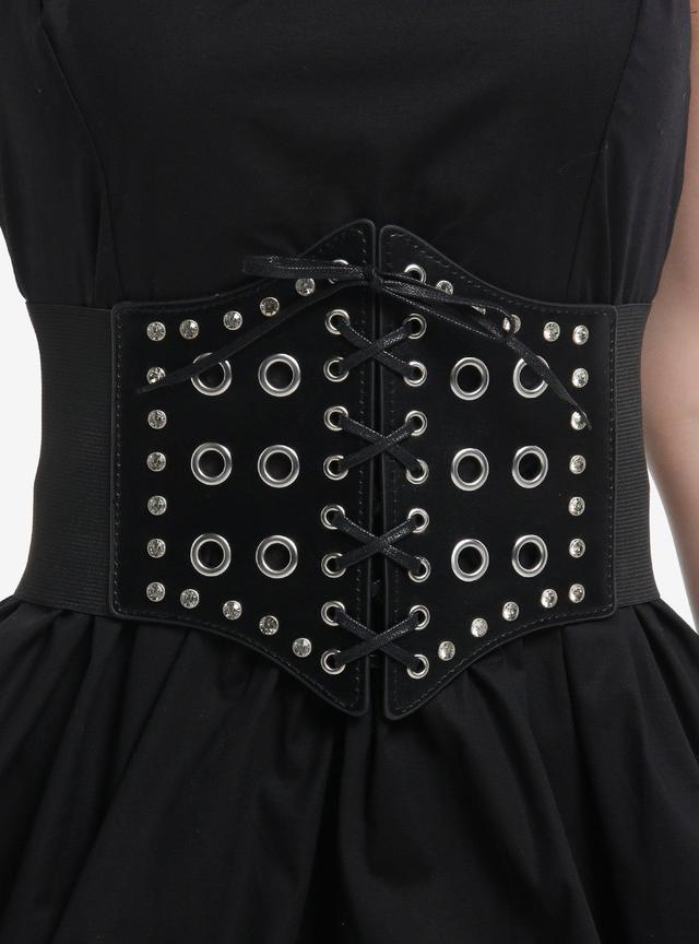 Grommet Stud Lace-Up Corset