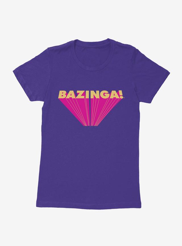 The Big Bang Theory Bazinga Logo Womens T-Shirt