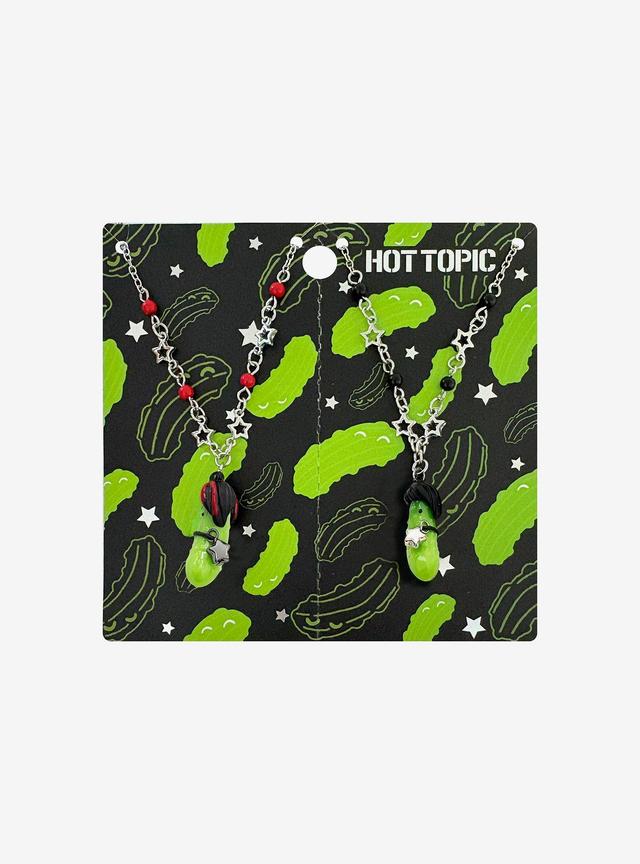 Emo Pickles Best Friend Necklace Set