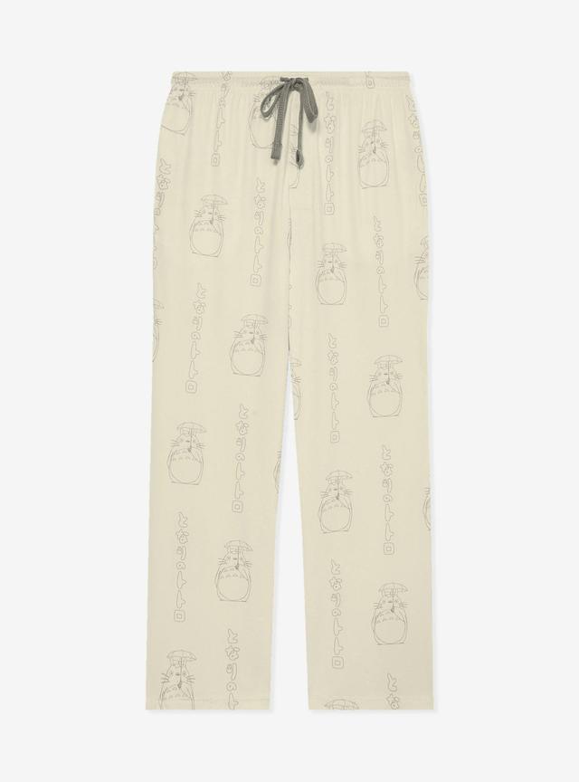 Studio Ghibli&reg; My Neighbor Totoro Beige Allover Print Sleep Pants &mdash; BoxLunch Exclusive