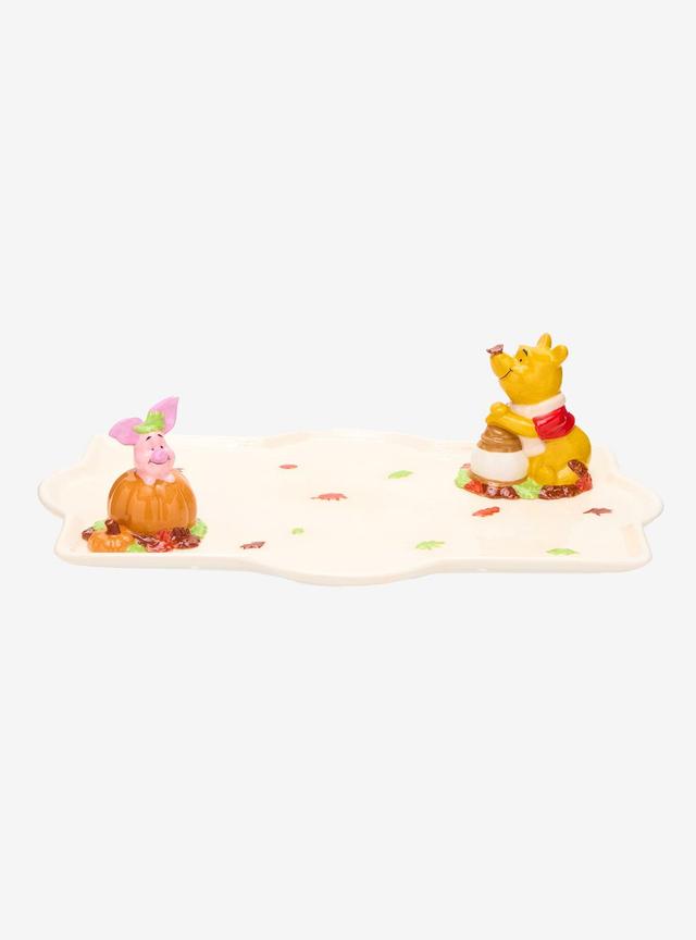 Disney Winnie the Pooh Piglet & Pooh Bear Autumn Serving Tray - BoxLunch Exclusive