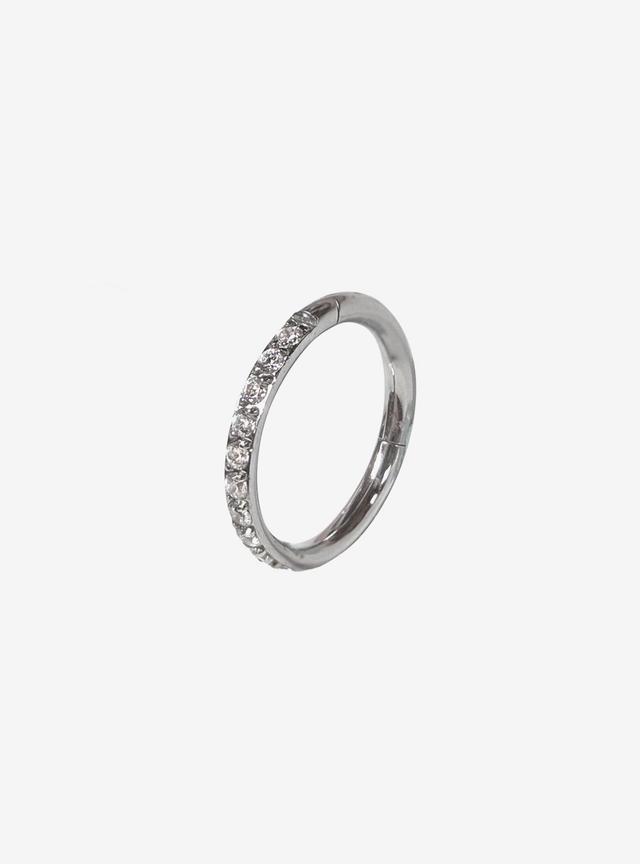 Steel Silver Bling Hinged Clicker