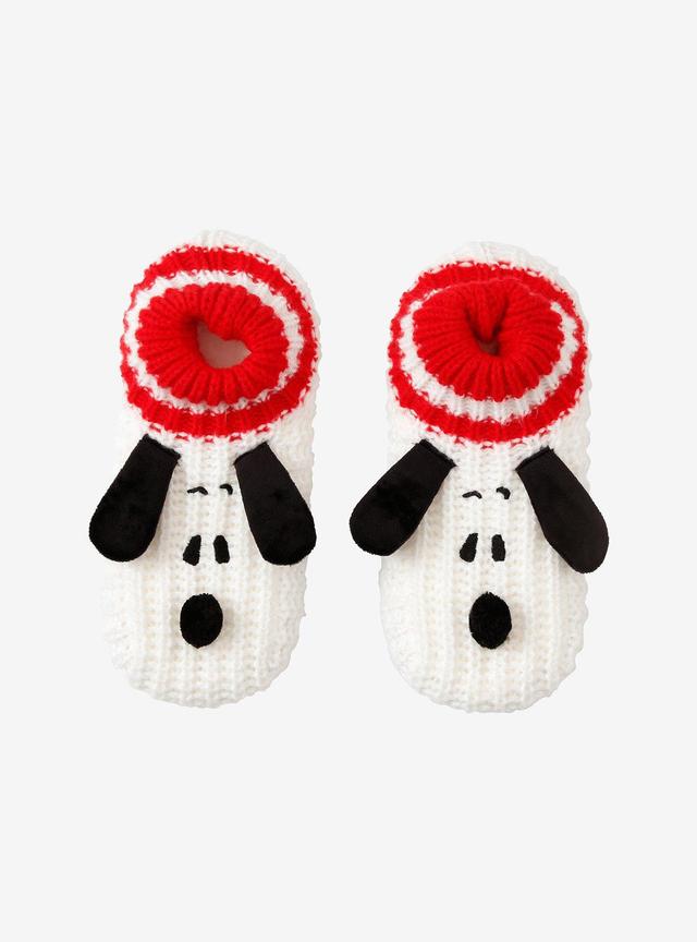 Peanuts Snoopy Figural Knit Cozy Slippers