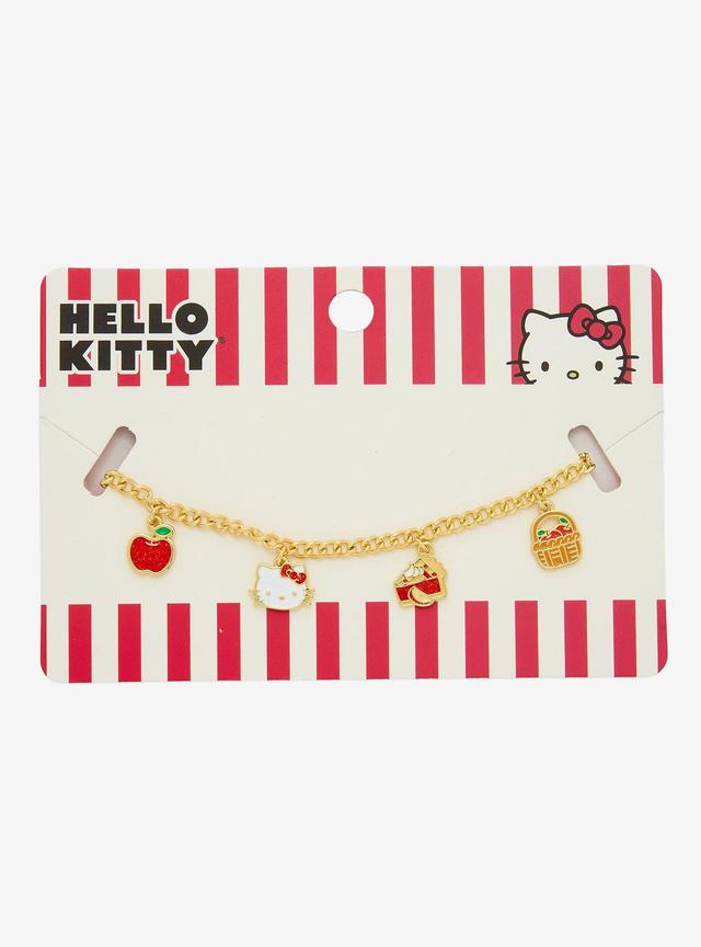 Hello Kitty Apple Charm Bracelet