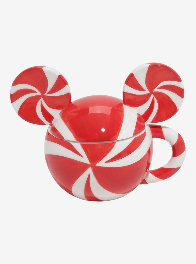 Disney Mickey Mouse Peppermint Figural Mug with Lid