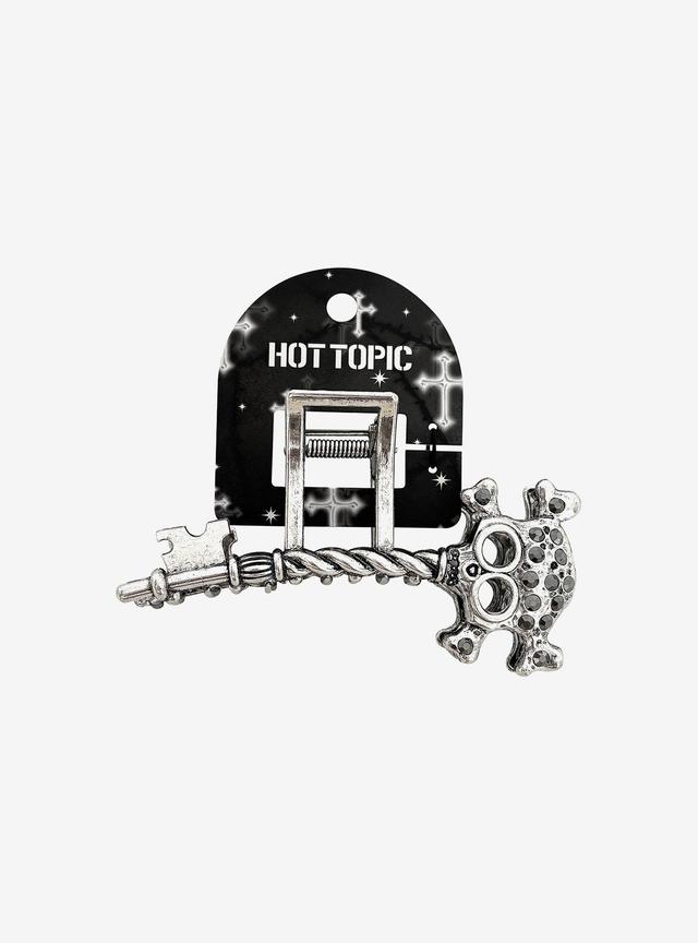 Skeleton Key Claw Hair Clip