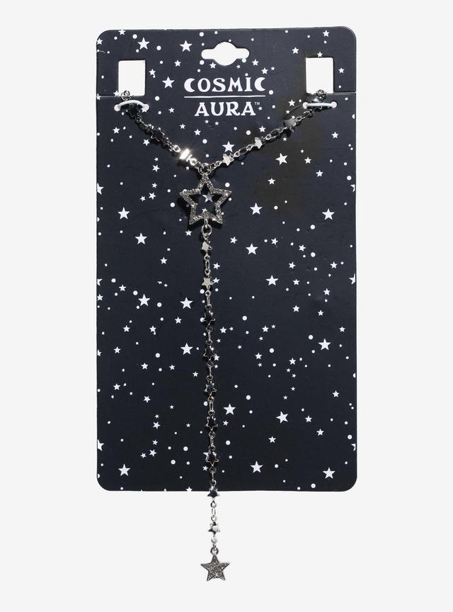 Cosmic Aura Star Charm Lariat Necklace