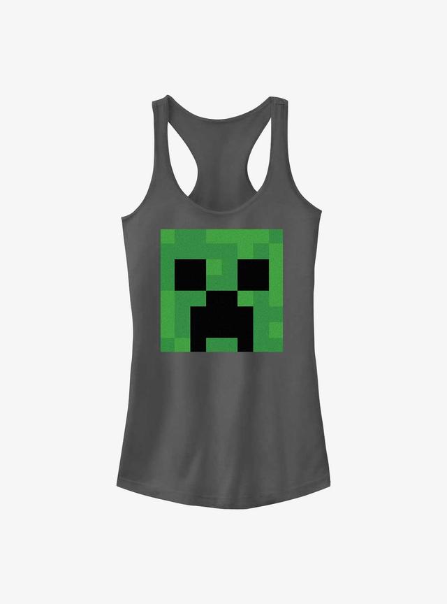 Minecraft Creeper Big Face Girls Tank