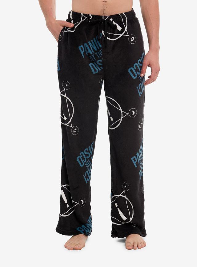 Panic! At The Disco Logo Fuzzy Pajama Pants