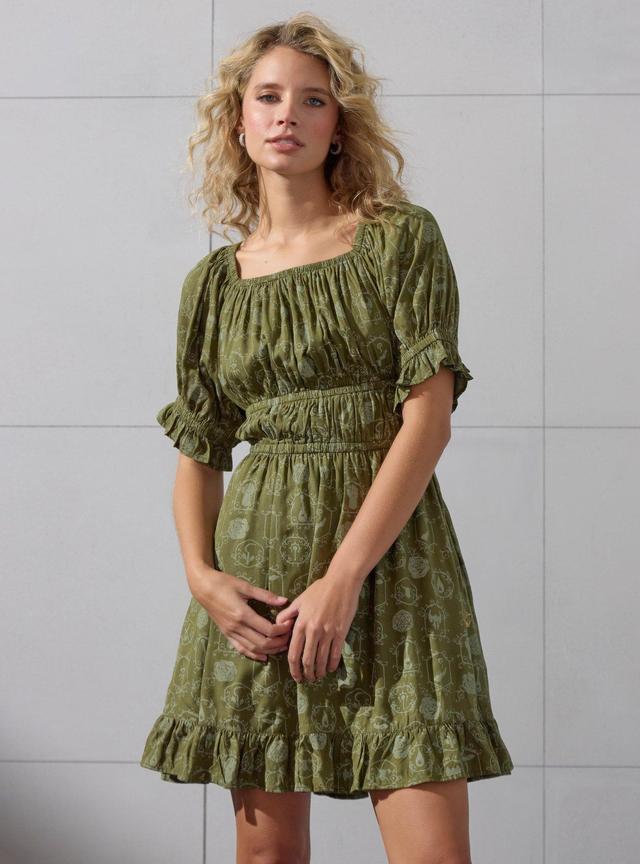 Dungeons &amp; Dragons Icons Allover Print Smock Dress - BoxLunch Exclusive