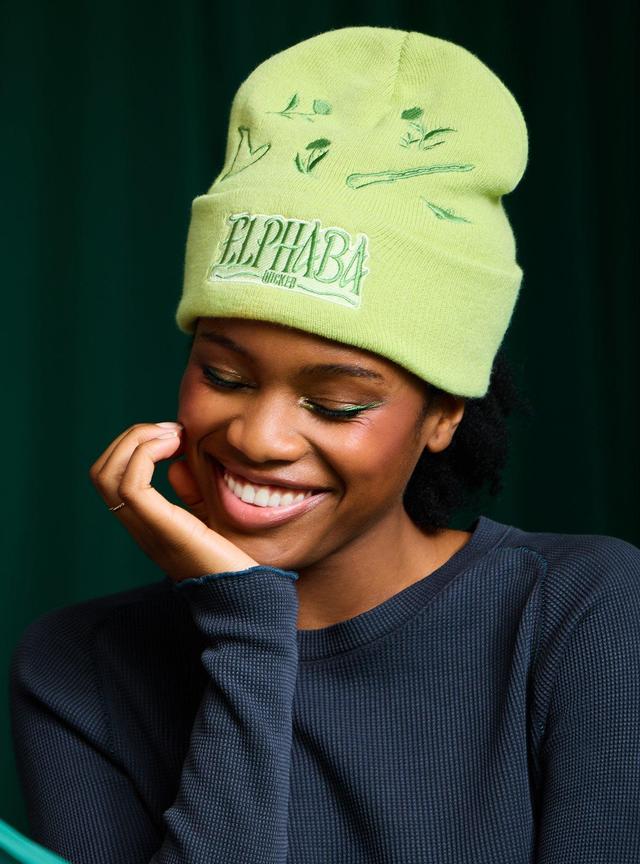 Wicked Elphaba Icons Embroidered Beanie â€” BoxLunch Exclusive