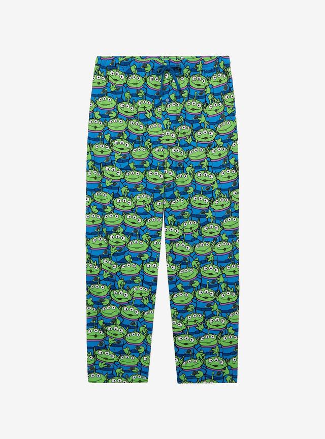 Disney Pixar Toy Story Little Green Aliens Allover Print Plus Size Sleep Pants — BoxLunch Exclusive
