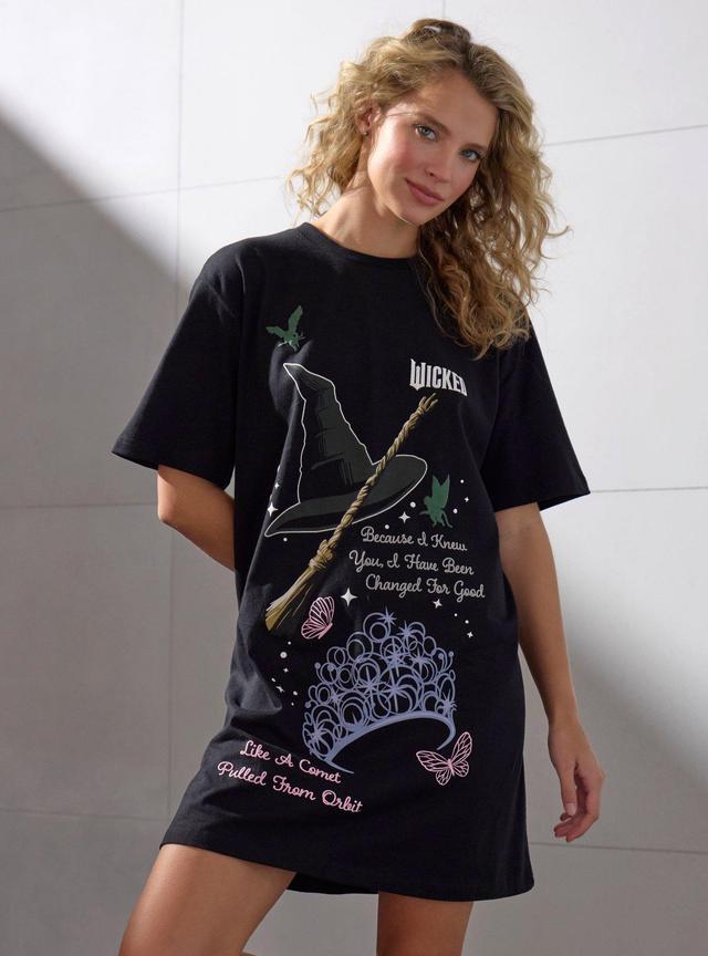 Wicked Glinda & Elphaba T-Shirt Dress — BoxLunch Exclusive