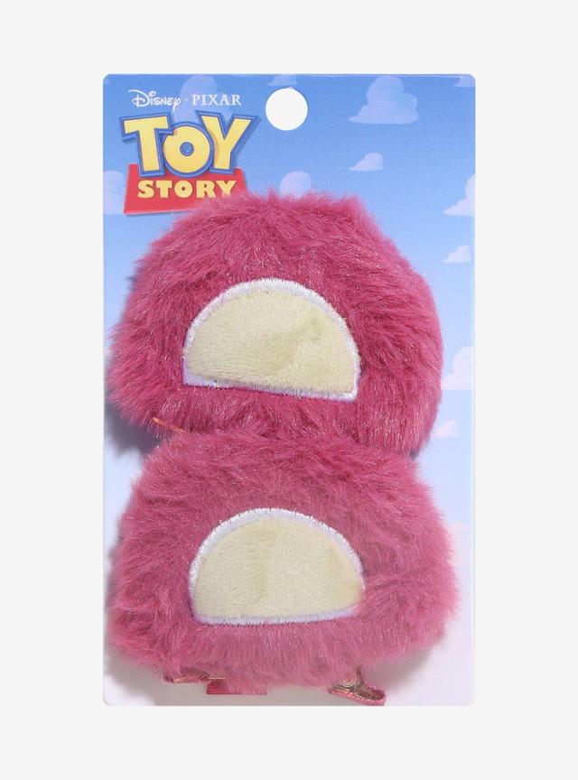 Disney Pixar Toy Story Lotso Ears Fuzzy Hair Clip Set