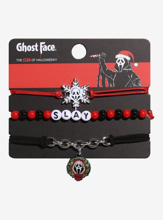 Ghost Face Holiday Bracelet Set