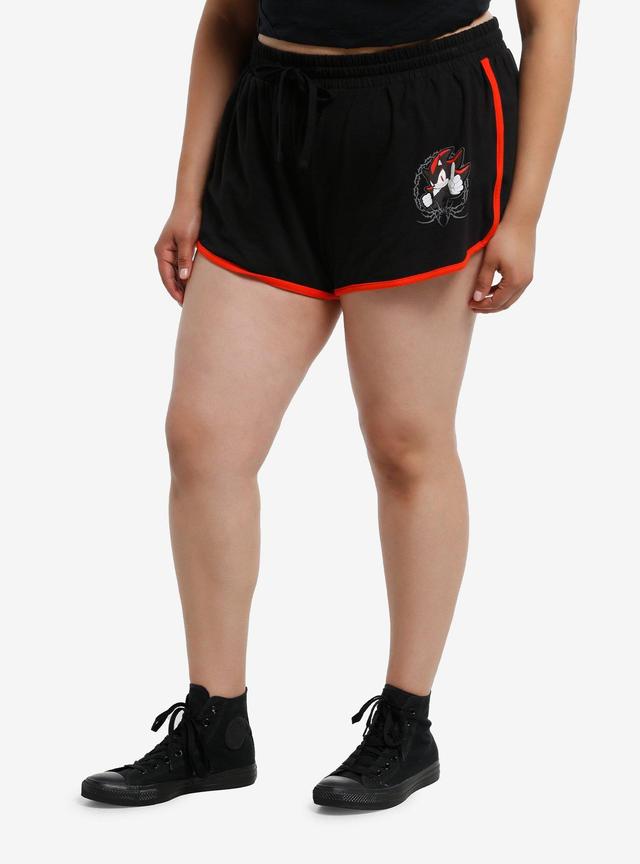 Sonic The Hedgehog Shadow Girls Soft Shorts Plus Size