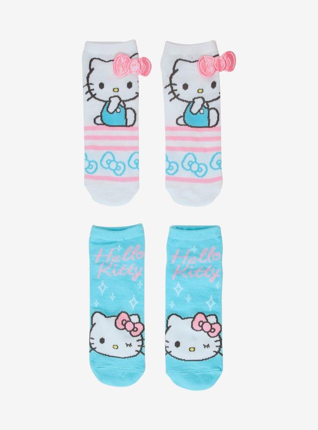 Hello Kitty Pink Bow No-Show Socks 2 Pair