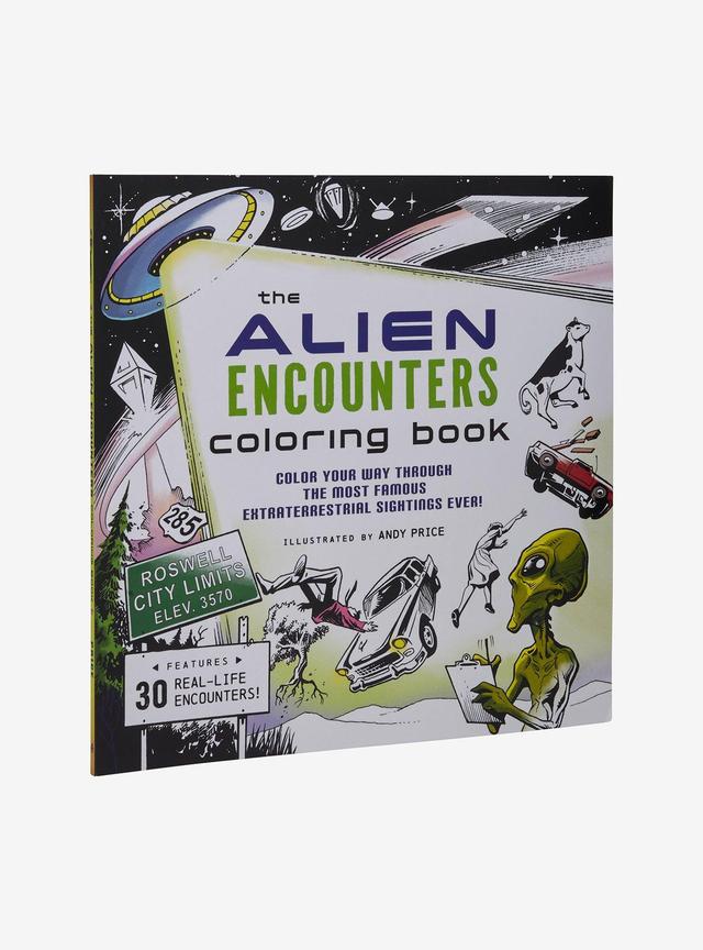 The Alien Encounters Coloring Book