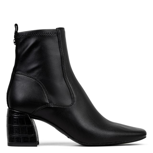 Donald Pliner Women NIRI Black Nappa Bootie, Casual, Dress, Heel, Stretch, Size: 11