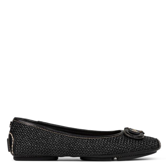 Donald Pliner Women REANNA Black Casual, Flat, SlipOn, Size: 7