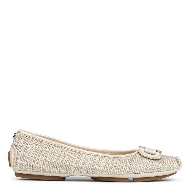 Donald Pliner Women REANNA Silver Casual, Flat, SlipOn, Size: 6