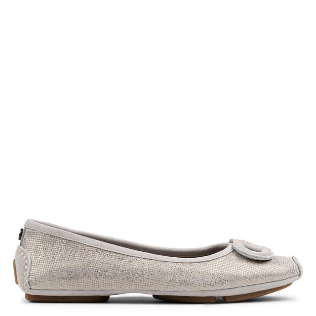Donald Pliner Women REANNA Taupe Casual, Flat, SlipOn, Size: 5.5