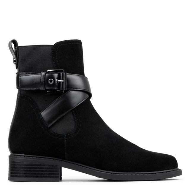 Donald Pliner Women MATHILDA Black Bootie, Stretch, Size: 9.5