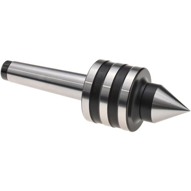 Interstate | Value Collection Live Center: Taper Shank, 1-39/64" Head Dia - 1,800 lb Workpiece Weight, 15/16" Point Dia, Standard Point | Part