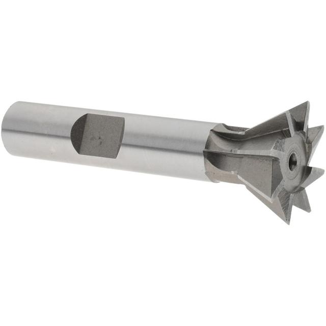 Value Collection Dovetail Cutter: 60 ° , 3/4" Cut Dia, 5/16" Cut Width, Cobalt - 3/8" Shank Dia, Uncoated | Part #DC6006CO