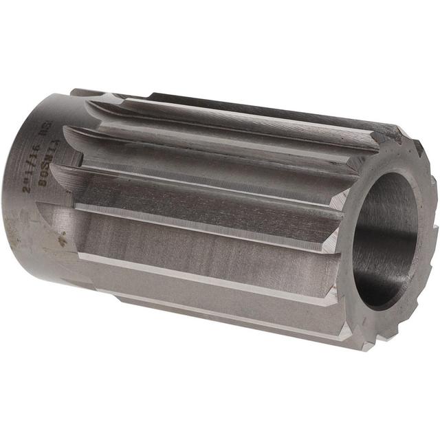 Interstate | Value Collection Straight Shell Reamer: 2-1/16" Dia, 3-3/4" OAL - 9 Arbor Compatibility, 1-1/4" Center Hole, Right Hand Cut | Part