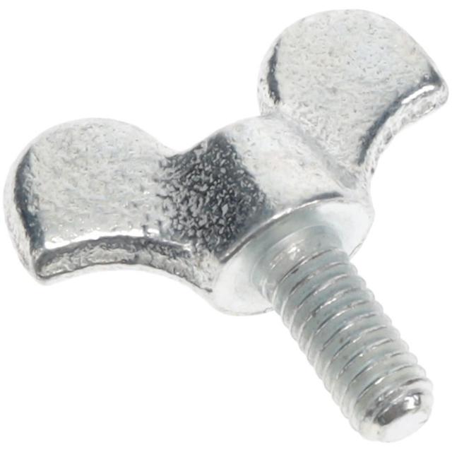 Made in USA | Value Collection 32510 Iron Thumb Screw: 5/16-18, 3/4" Length Under Head, Winged Head - 1-1/2" Head Dia, 3/4" Head Height | Part