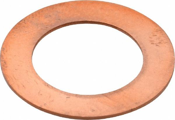 Made in USA Arbor Shim: 0.0320" Thick, 5/8" ID, 1.0000" OD, 9/16 in Screw - C172 Copper | Part #SHIM-16-COP