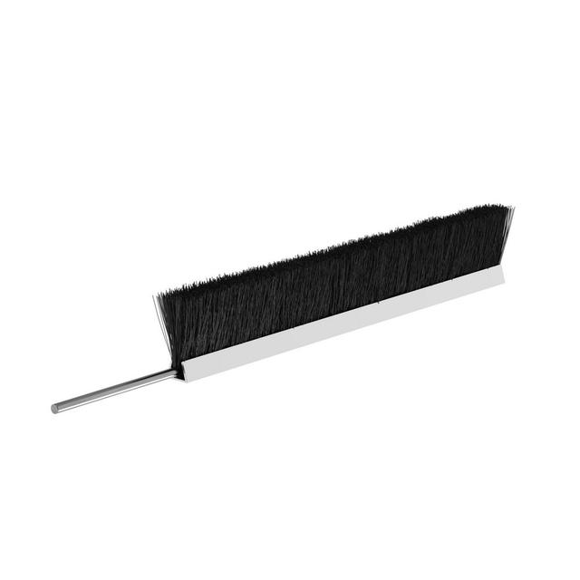 PRO-SOURCE 1/2" Back Strip Brush Width, Stainless Steel Back Strip Brush - 4" Bristle Length, Brass, 36" OAL