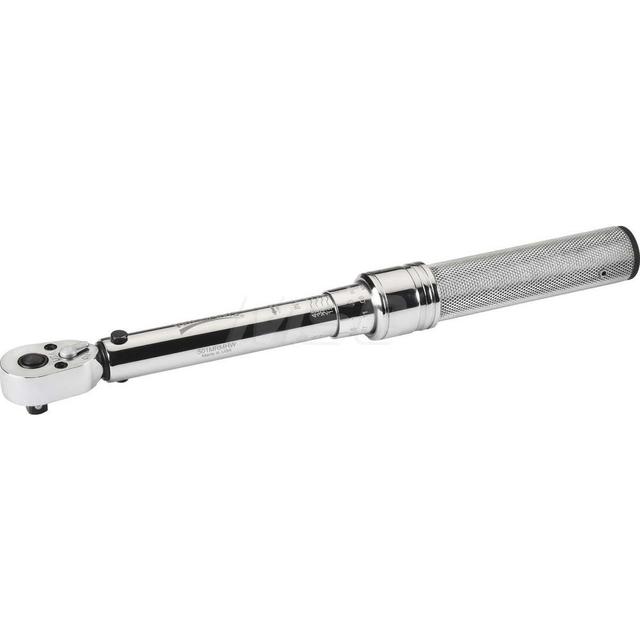 Williams Micrometer Torque Wrench: 3/8" Drive, Hex Drive, Foot Pound - 10.0 ft-lb Min, 100.0 ft-lb Max, 100.0 ft-lb Max, 16" OAL | Part #1002MFRMHW