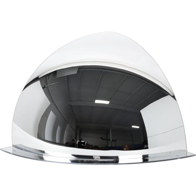PRO-SAFE Indoor/Outdoor Quarter Dome Dome Safety, Traffic & Inspection Mirrors - Polycarbonate Lens, 26" Dia x 19" High