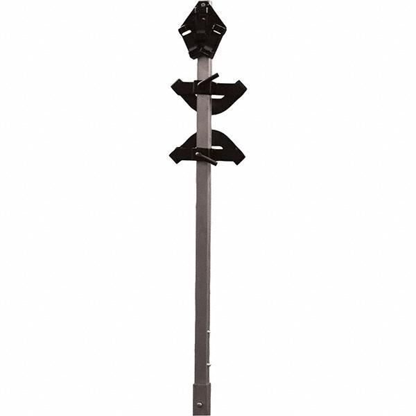 PRO-SAFE 3-3/4' High, Traffic Sign Mounting Hardware - Aluminum, Compatible w/ 93" High x 48" Wide Signs, Silver