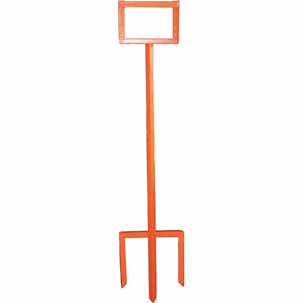 PRO-SAFE 4-5/8' High, Traffic Sign Mounting Hardware - Aluminum, Compatible w/ 79-1/2" High x 48" Wide Signs, Silver