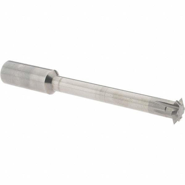 Accupro High Performance Milling Double Angle Milling Cutter: 60 ° , 1/2" Cut Dia, 7/64" Cut Width, 1/2" Shank Dia, Solid Carbide - 4" OAL