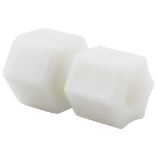 Made in USA Compression Tube Connector: Compression x Compression - Nylon, FDA Listed & NSF Listed | Part #0608.055