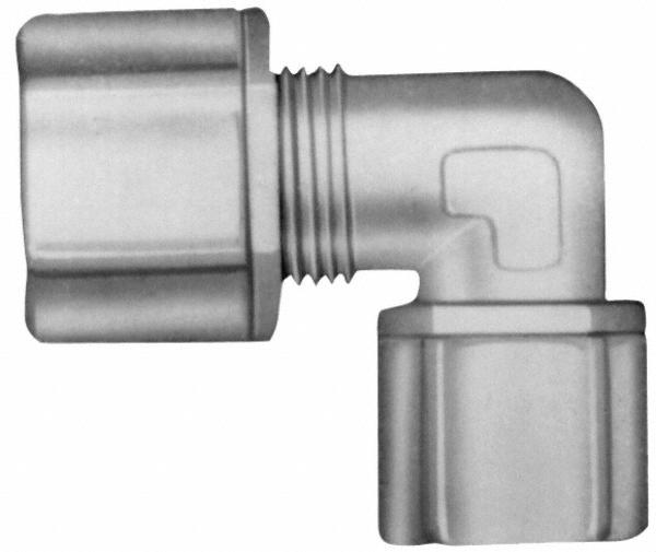 Made in USA Compression Tube Female Elbow: - Nylon | Part #0648.043